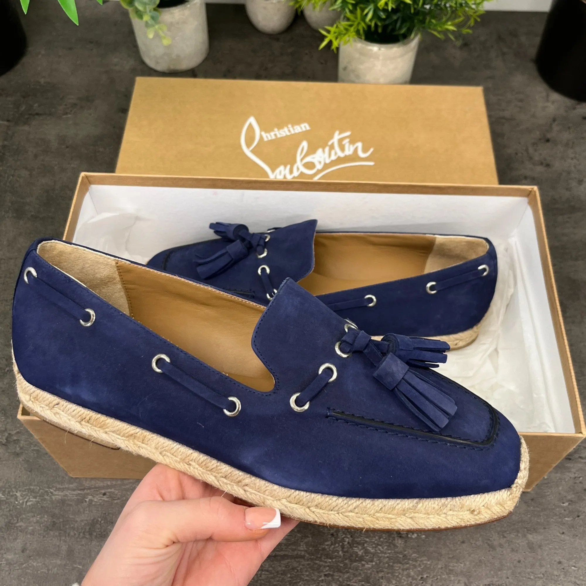 Men's Leonellito Espadrilles Navy Size EU 40 / UK 6