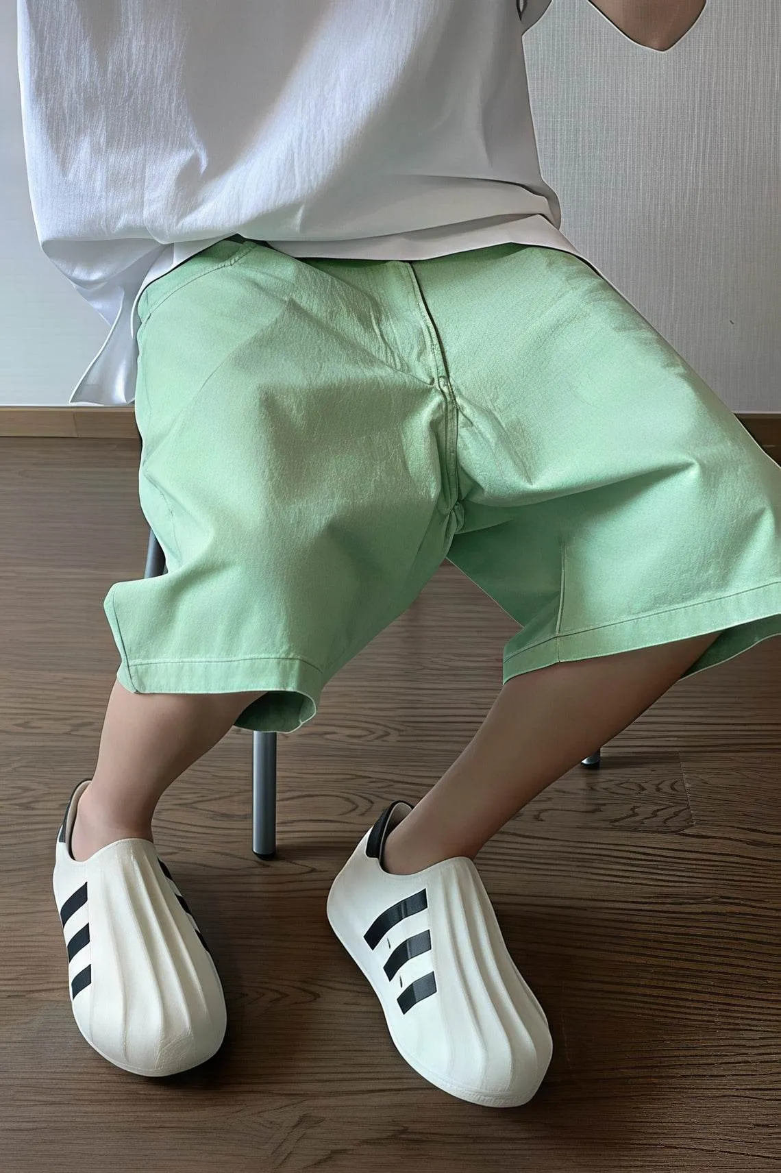 Men's Washed Canvas Shorts - Summer Solid Pastel Colors