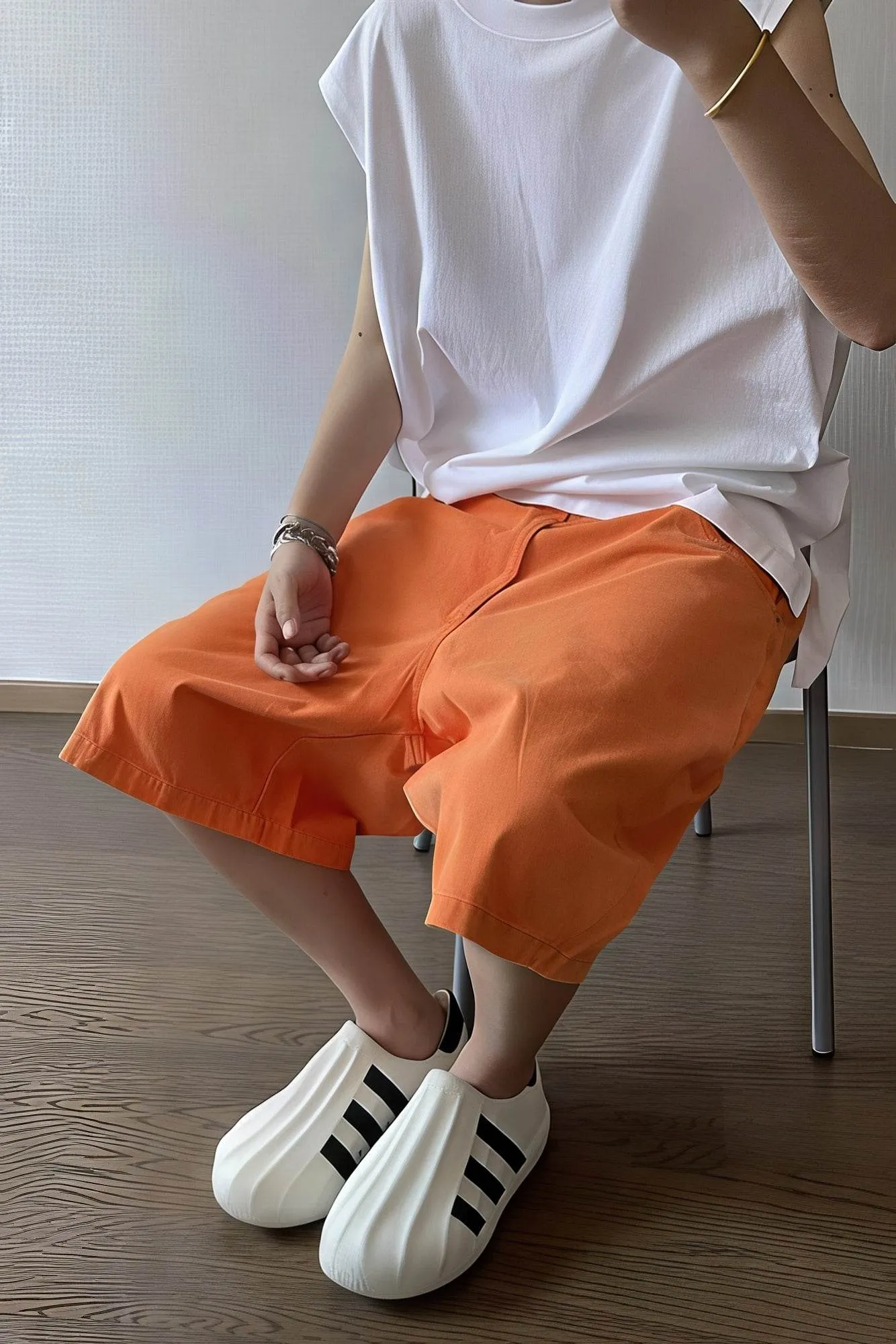 Men's Washed Canvas Shorts - Summer Solid Pastel Colors