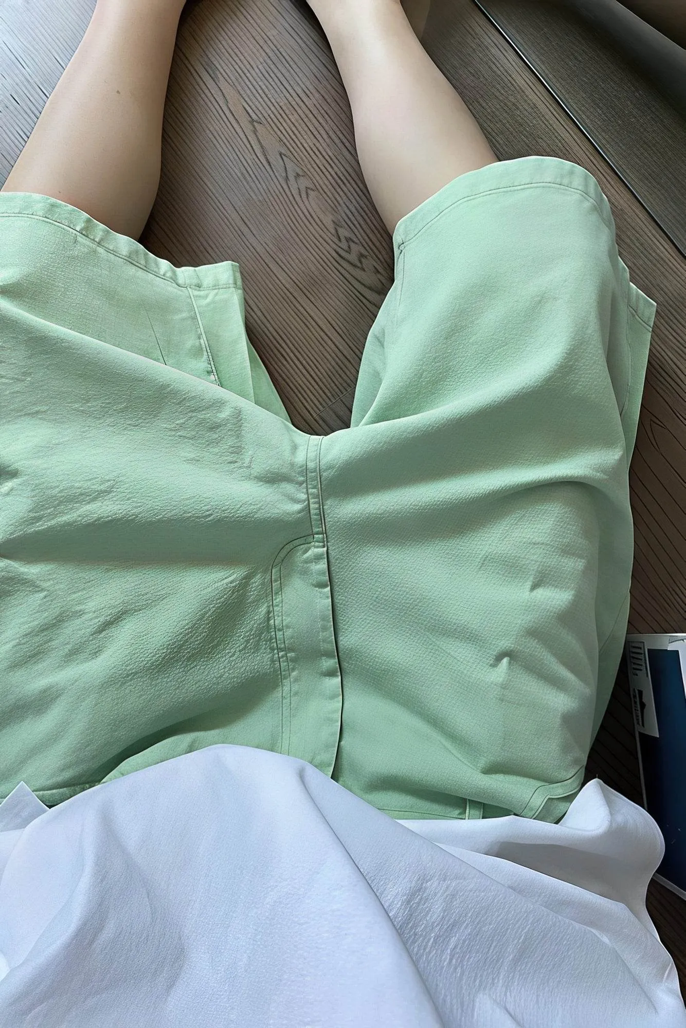Men's Washed Canvas Shorts - Summer Solid Pastel Colors