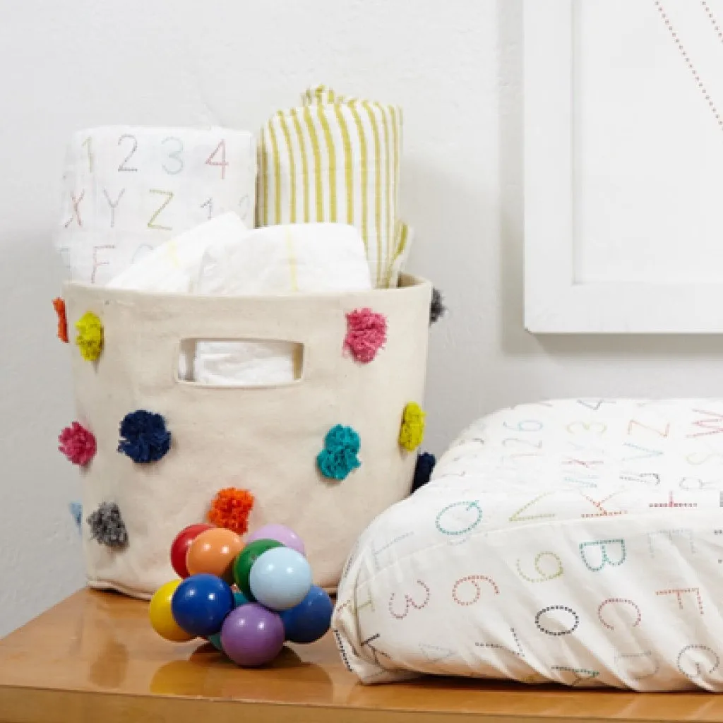 Mini Pom Pom Basket