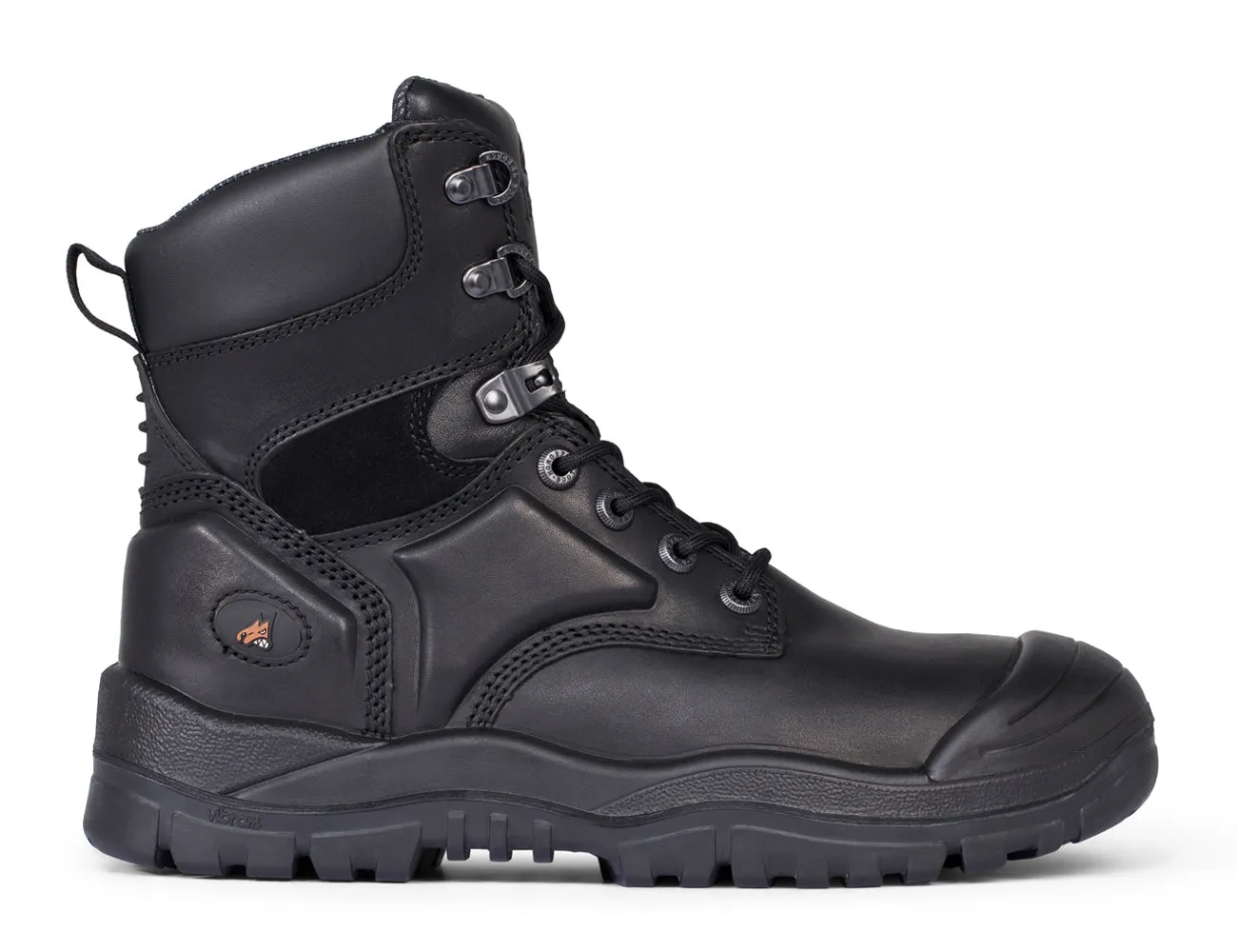 Mongrel Mens 550020 High Leg LU Boots Steel Bump Rubber