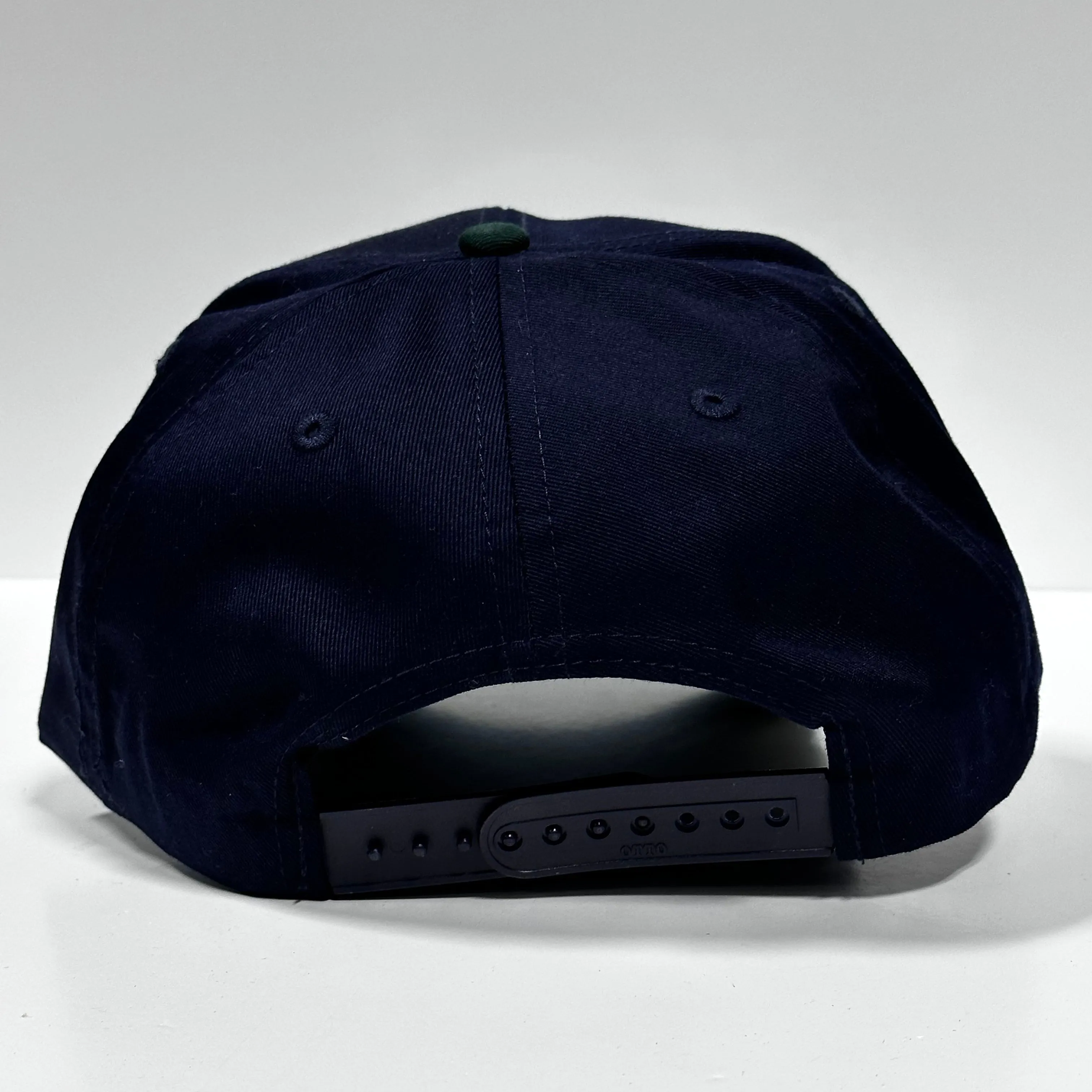 Muff Magnet Vintage Blue Green Strapback Hat Cap Custom Embroidery