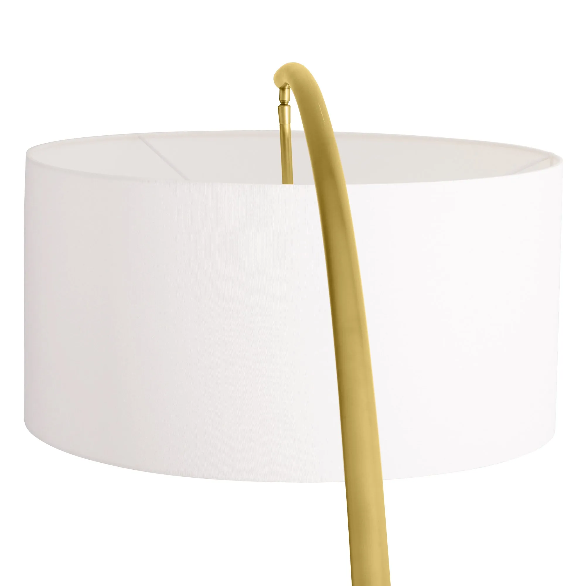 NAPLES FLOOR LAMP BRASS