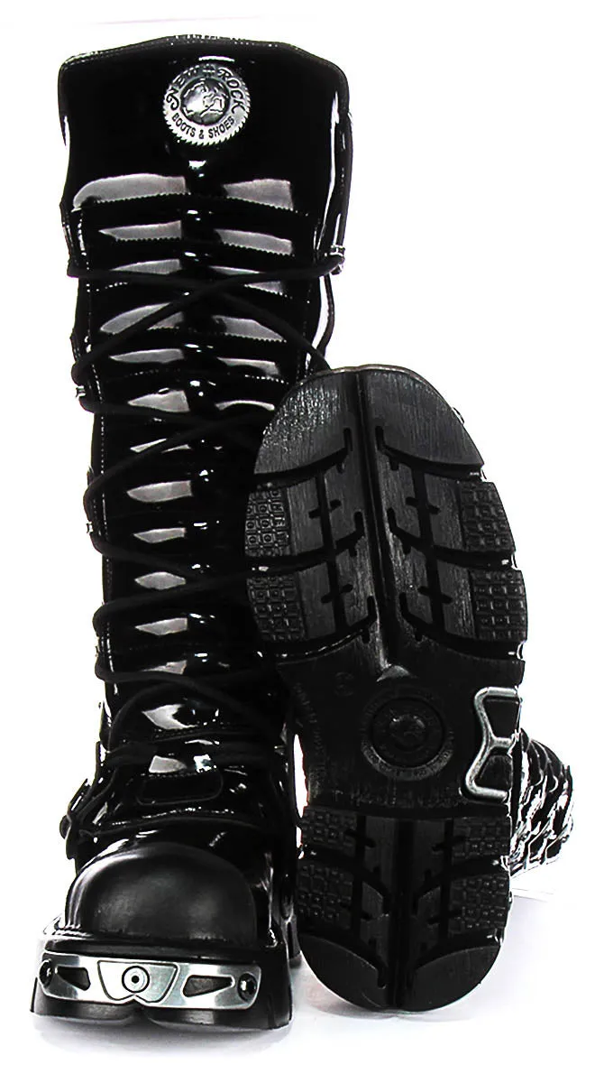 Newrock 314 Reactor In Black Patent For Women