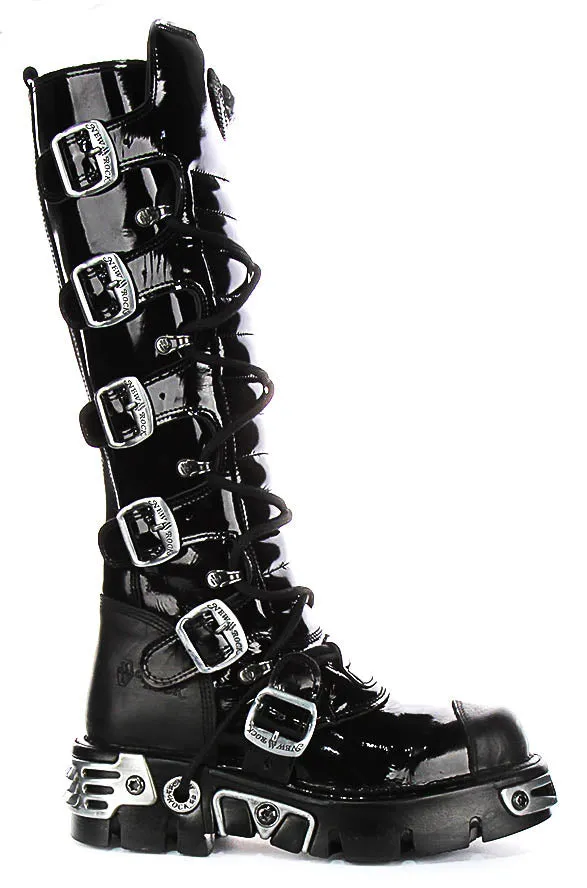 Newrock 314 Reactor In Black Patent For Women