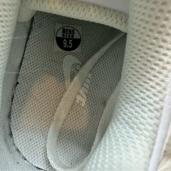 Nike Ebernon White Sneakers Size 9.5