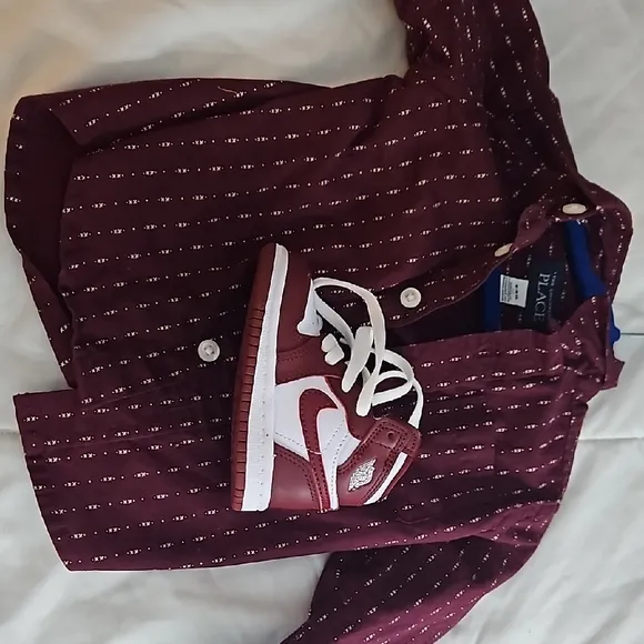 Nike Kids Sneakers Red and White