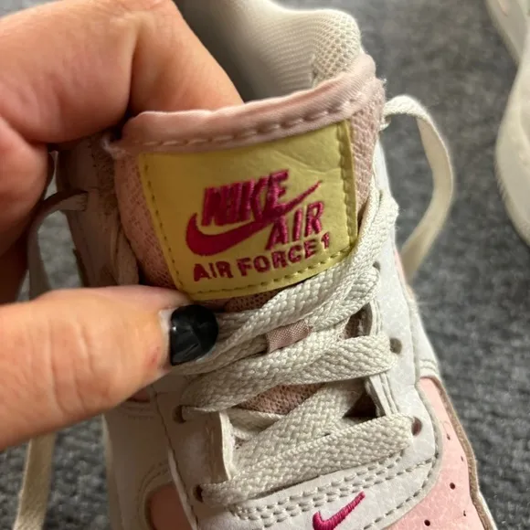 NIKE Youth Air Force 1 Impact GS white Summit Easter Sneakers size: 6Y