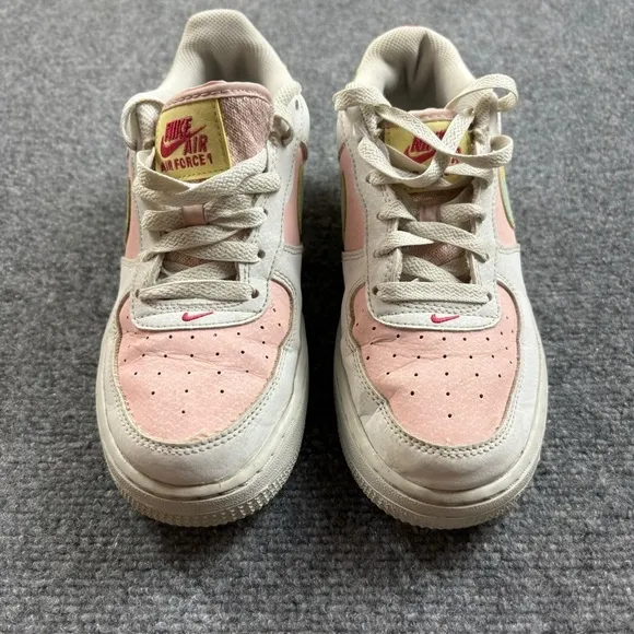 NIKE Youth Air Force 1 Impact GS white Summit Easter Sneakers size: 6Y