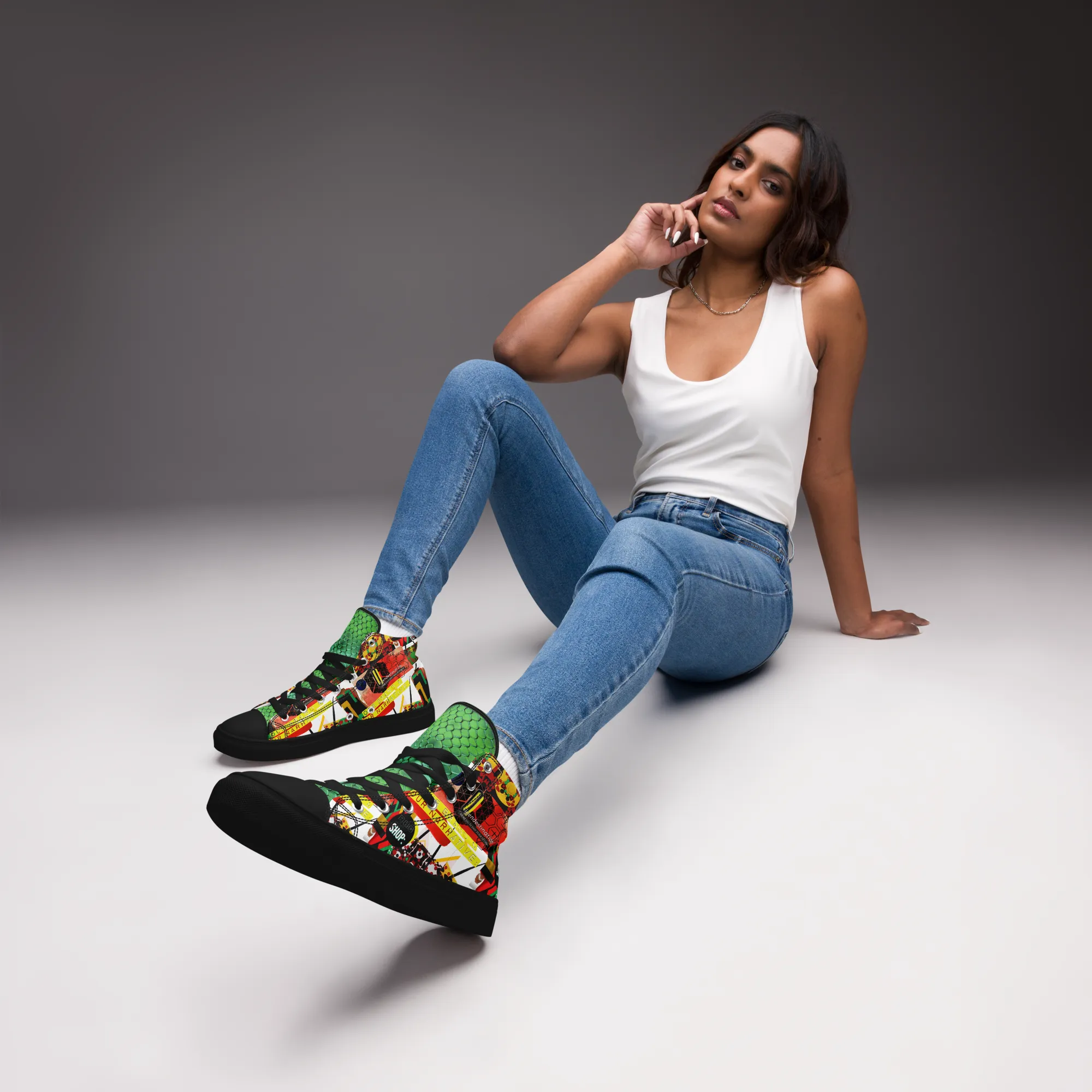 OD SIG news RBG Women’s high top canvas shoes OP4