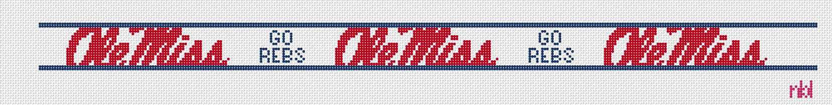 Ole Miss Purse Insert