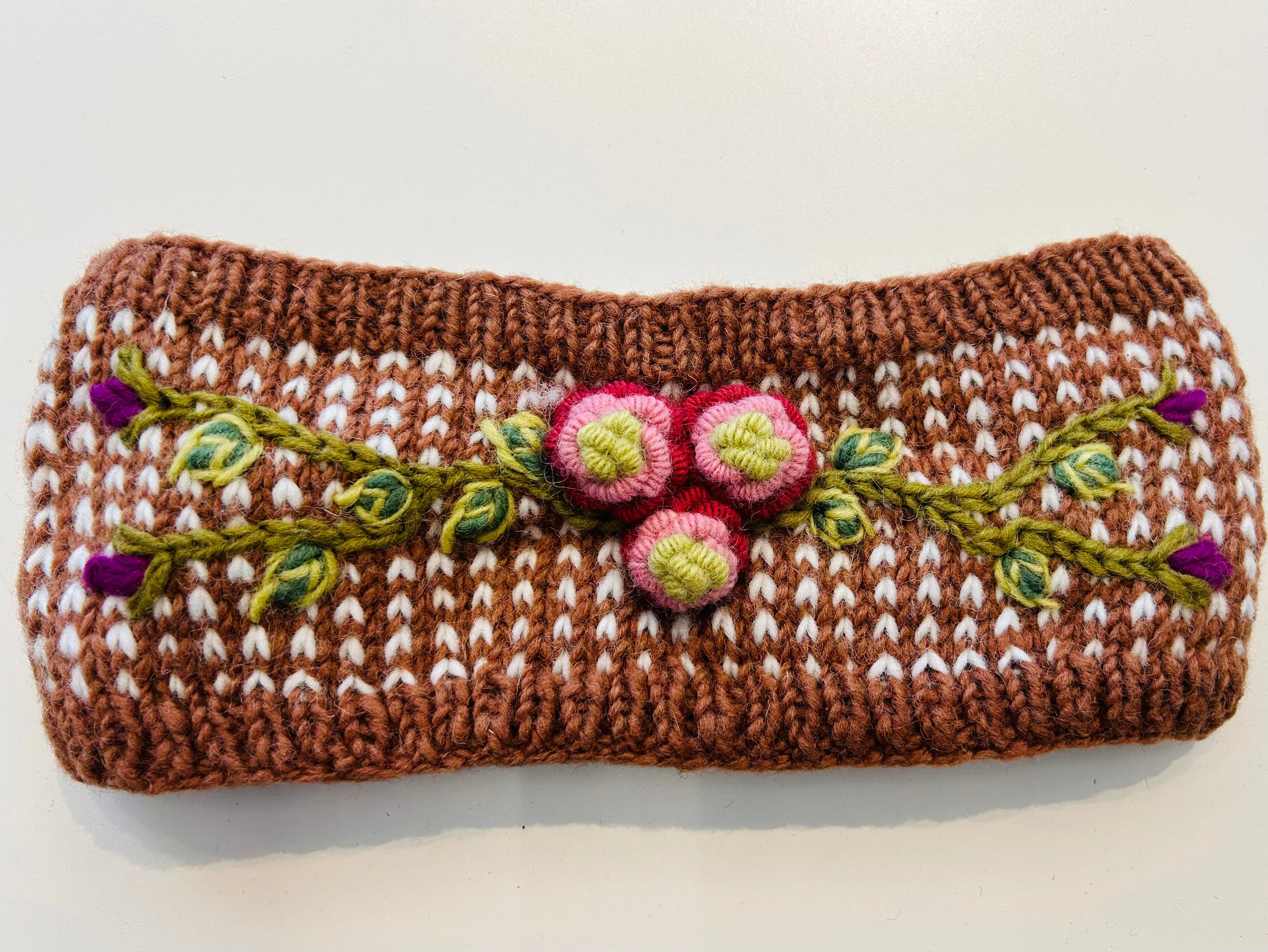 Olive Headband in Brown