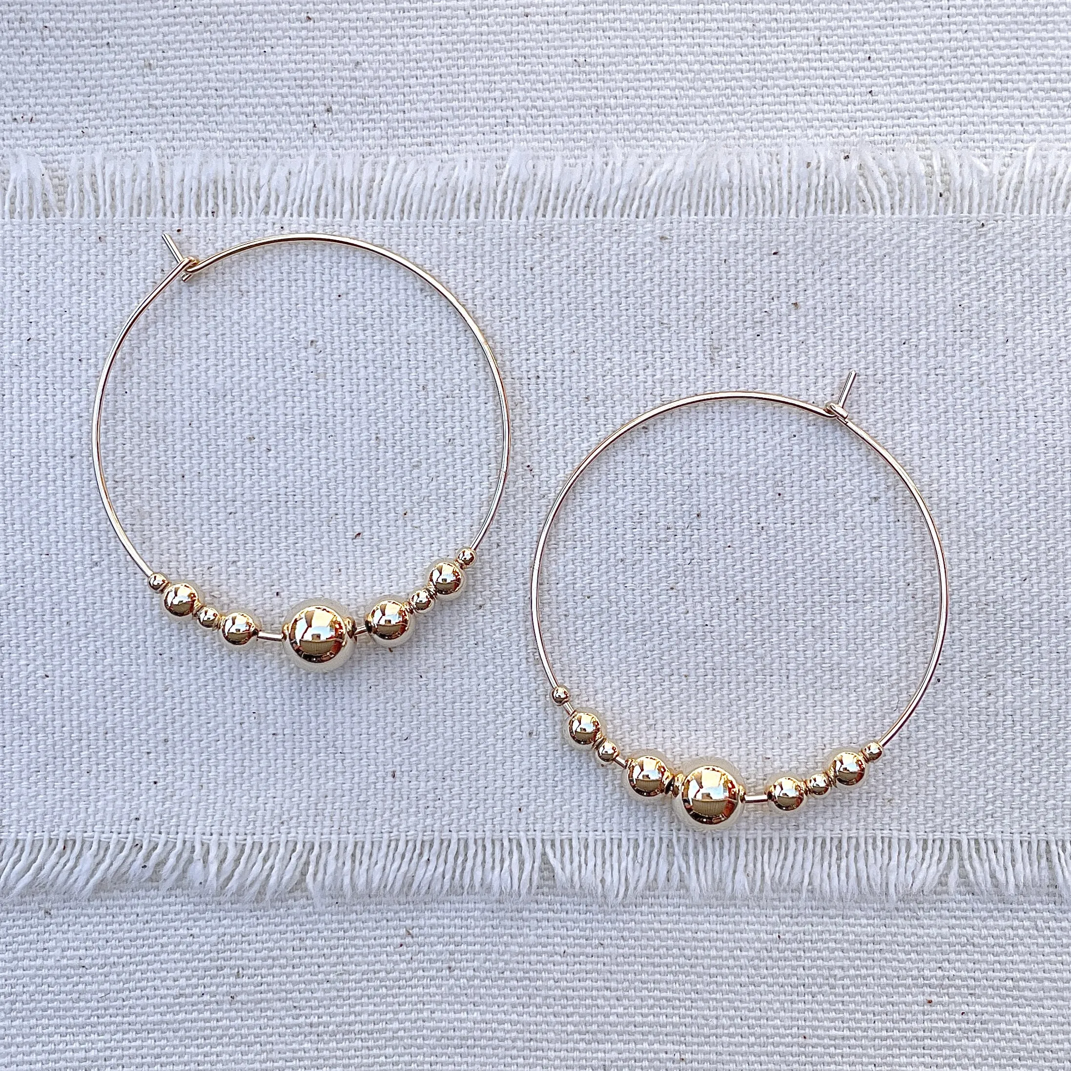 ORBIT Bead Hoops