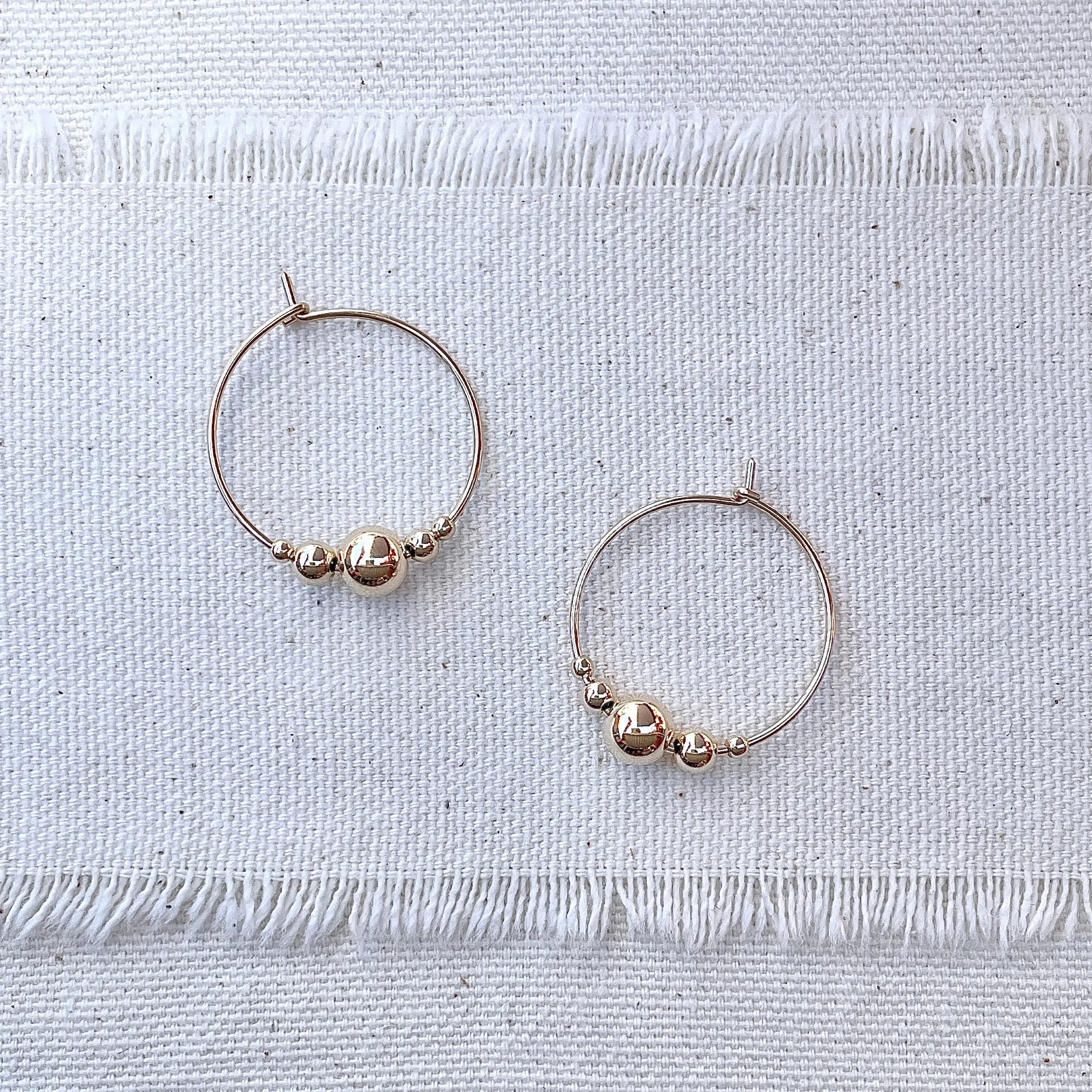 ORBIT Bead Hoops
