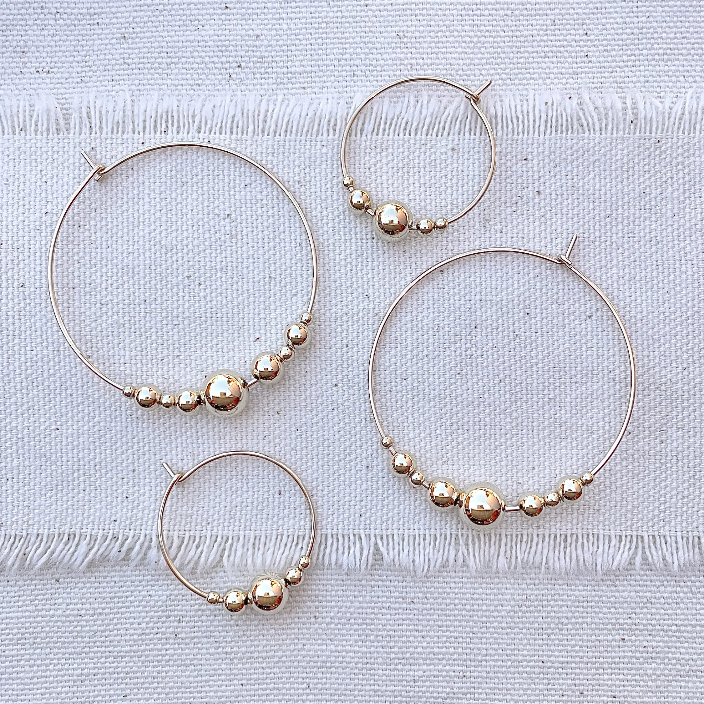 ORBIT Bead Hoops