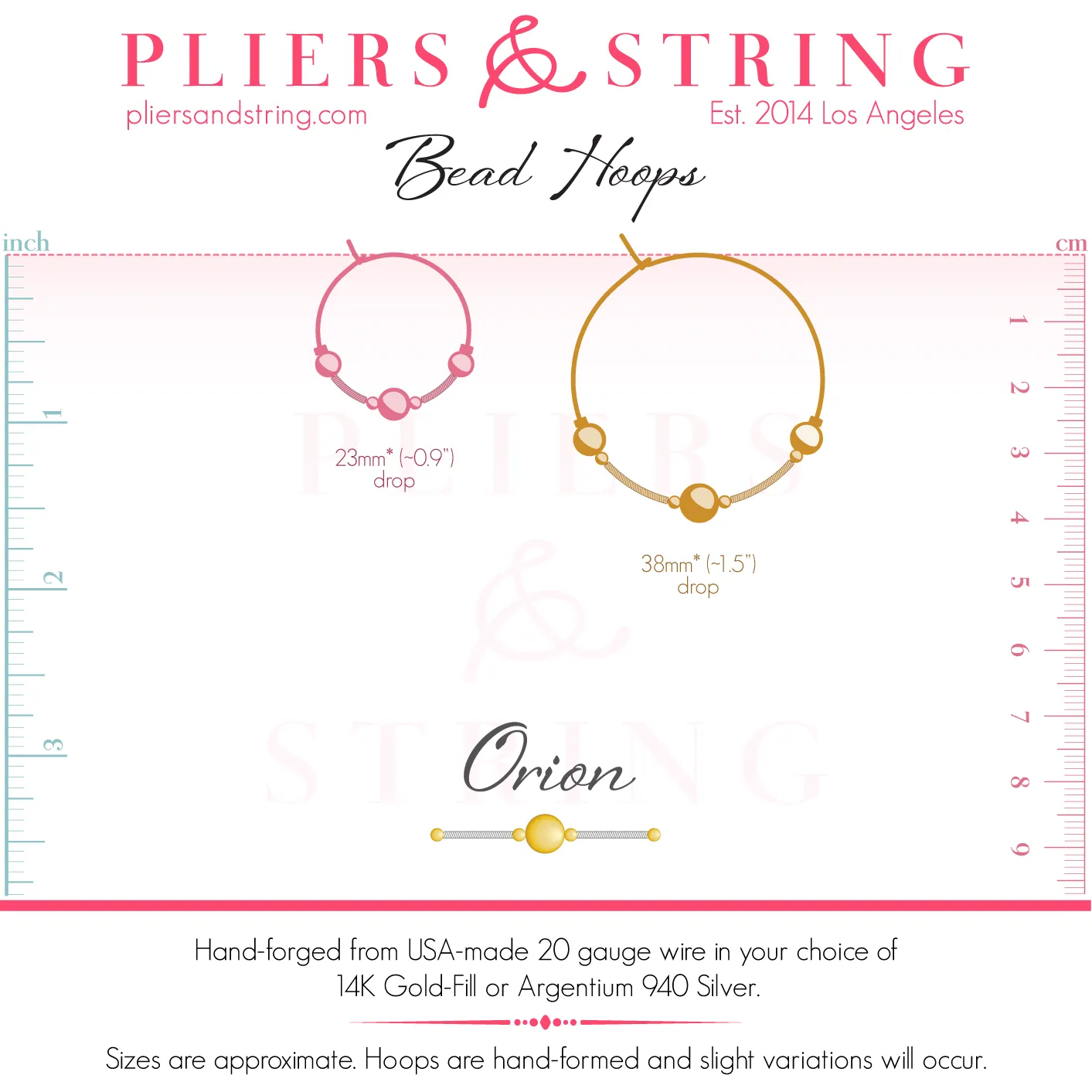 ORION Bead Hoops