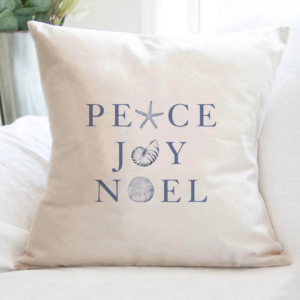 Peace Joy Noel - Square Canvas Pillow