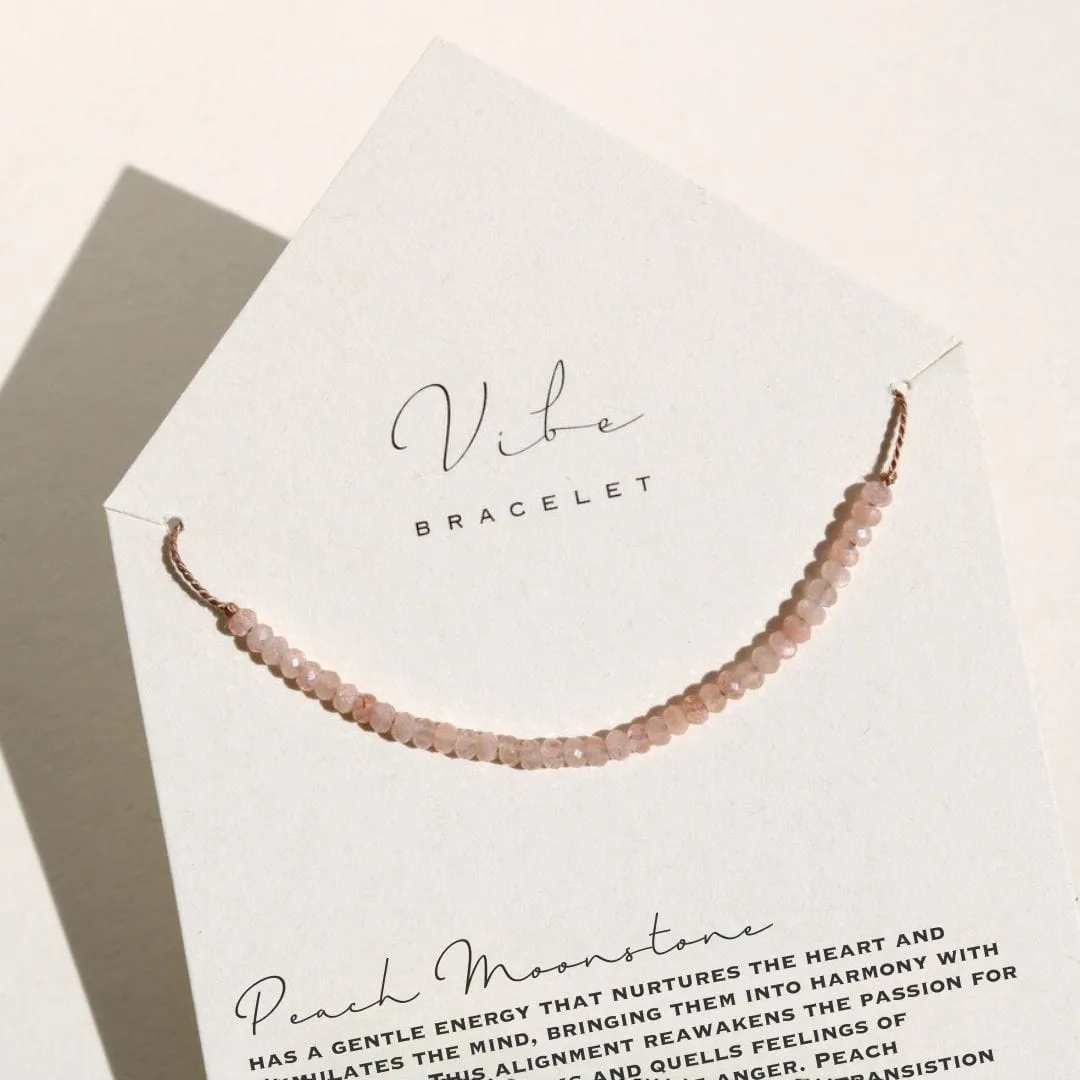 PEACH MOONSTONE BRACELET