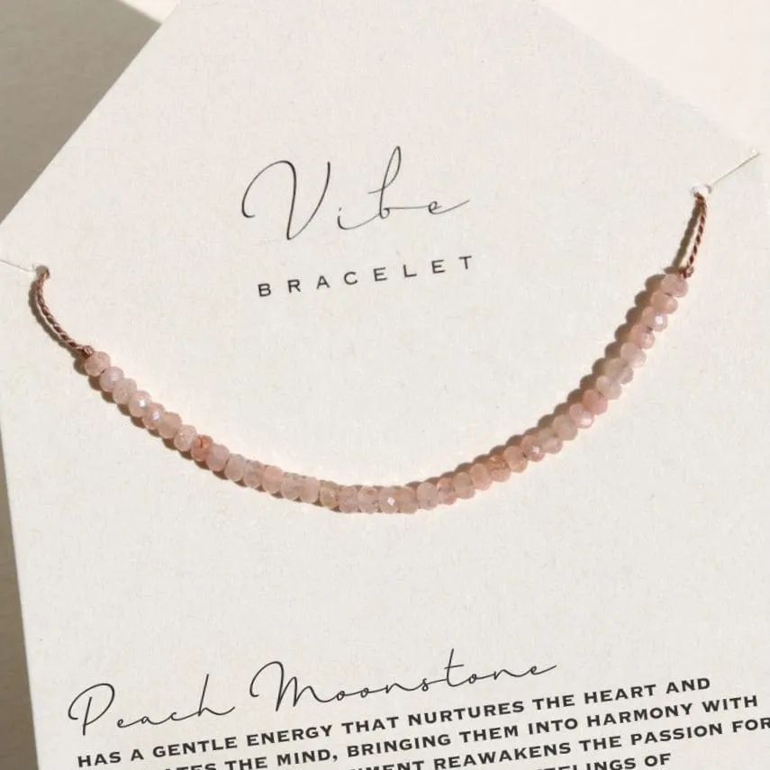PEACH MOONSTONE BRACELET