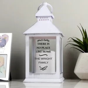 Personalised White Lantern