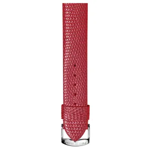 PHILIP STEIN Signature Red Lizard Leather XL Strap Size 2