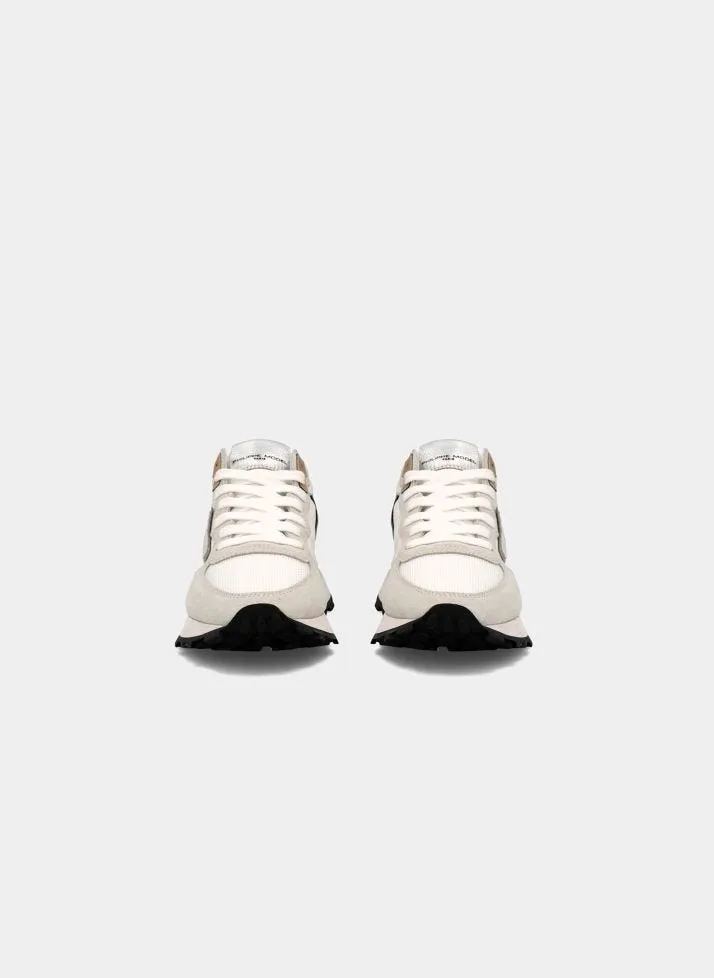 Philippe Model | Tropez Haute Low - White and Silver