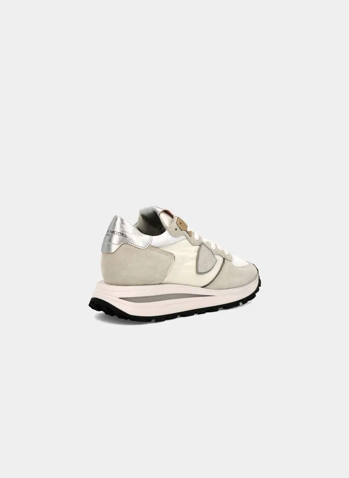 Philippe Model | Tropez Haute Low - White and Silver