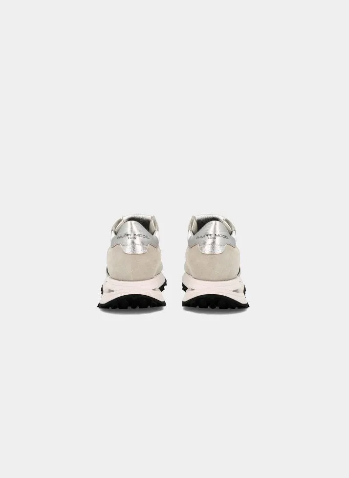 Philippe Model | Tropez Haute Low - White and Silver