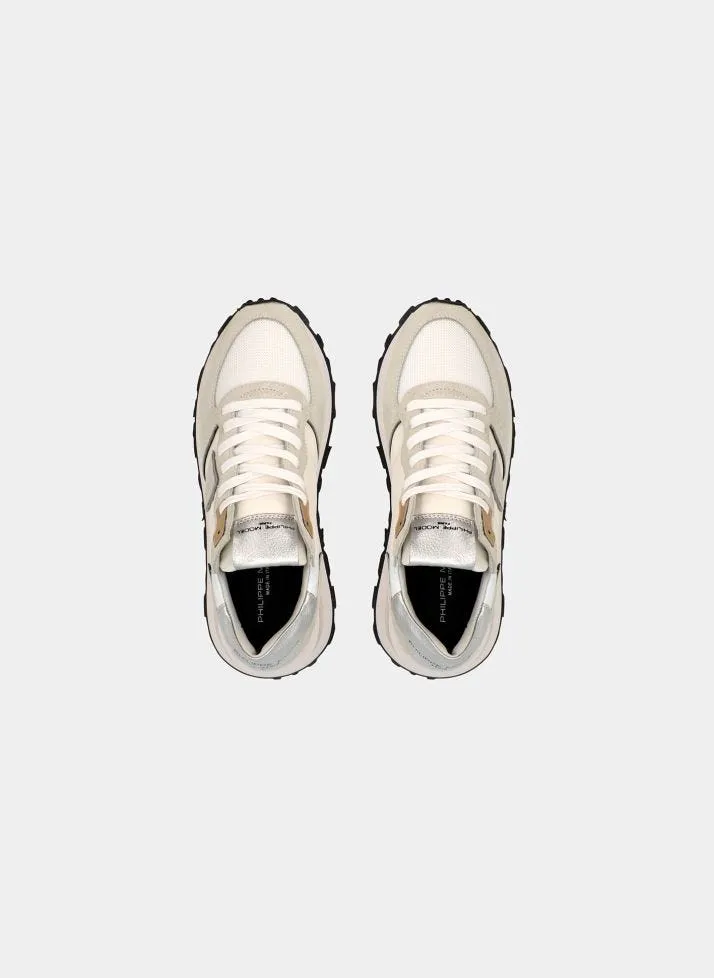 Philippe Model | Tropez Haute Low - White and Silver