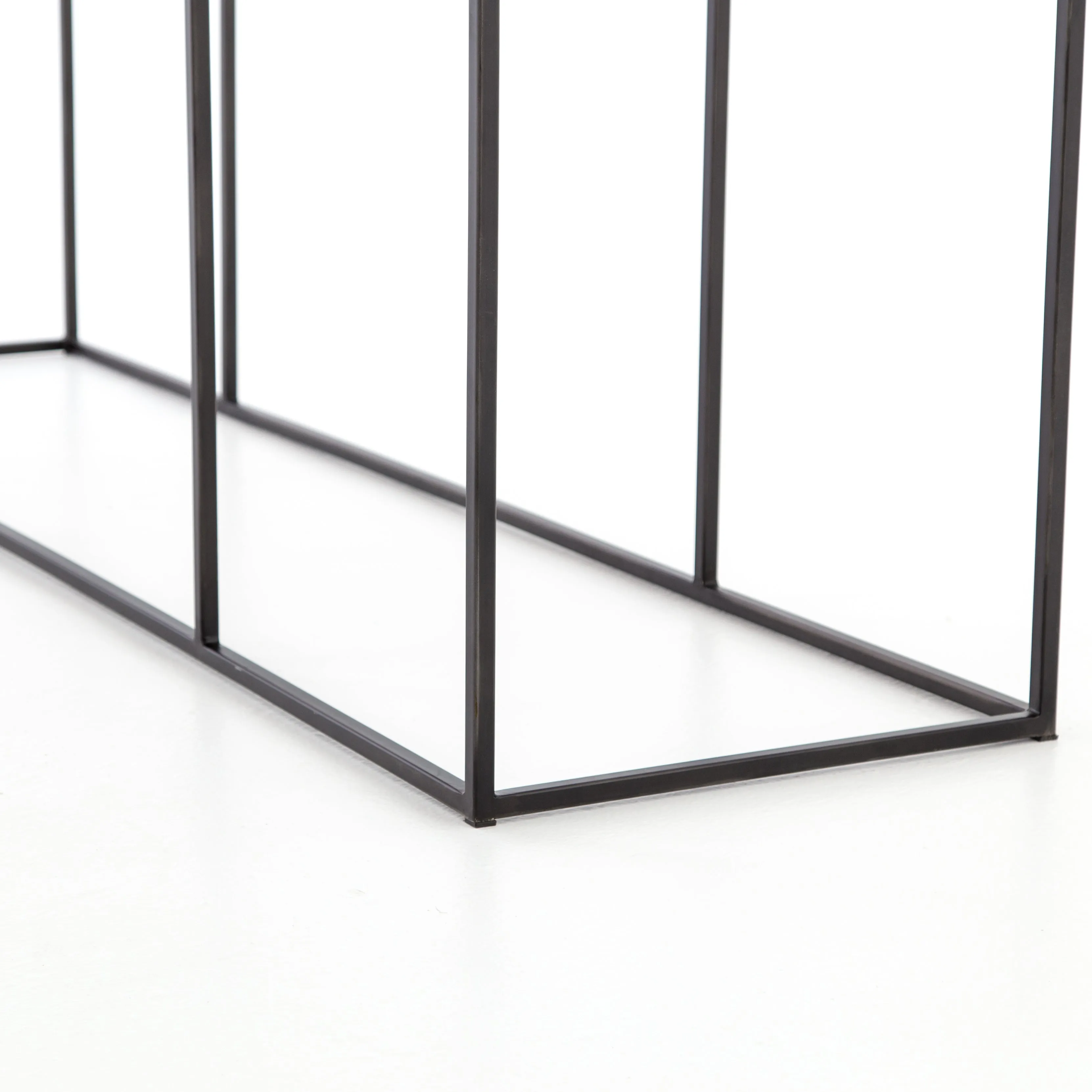 Phillip Console Table-Antique Brass Clad