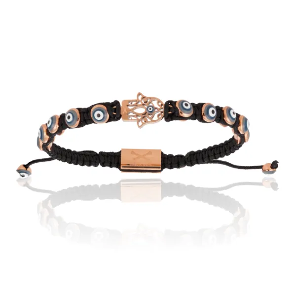 Pink Gold Black Multicolored Bracelet Combination