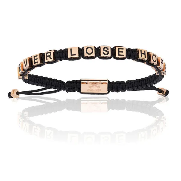 Pink Gold Black Multicolored Bracelet Combination
