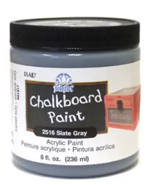 Plaid Chalkboard Paint - Slate Gray 8oz