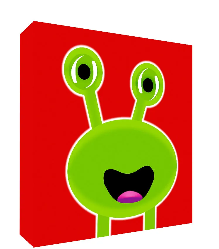 PLAYROOM WALL ART | NURSERY PICTURES | CANVAS PRINTS - MONSTERS