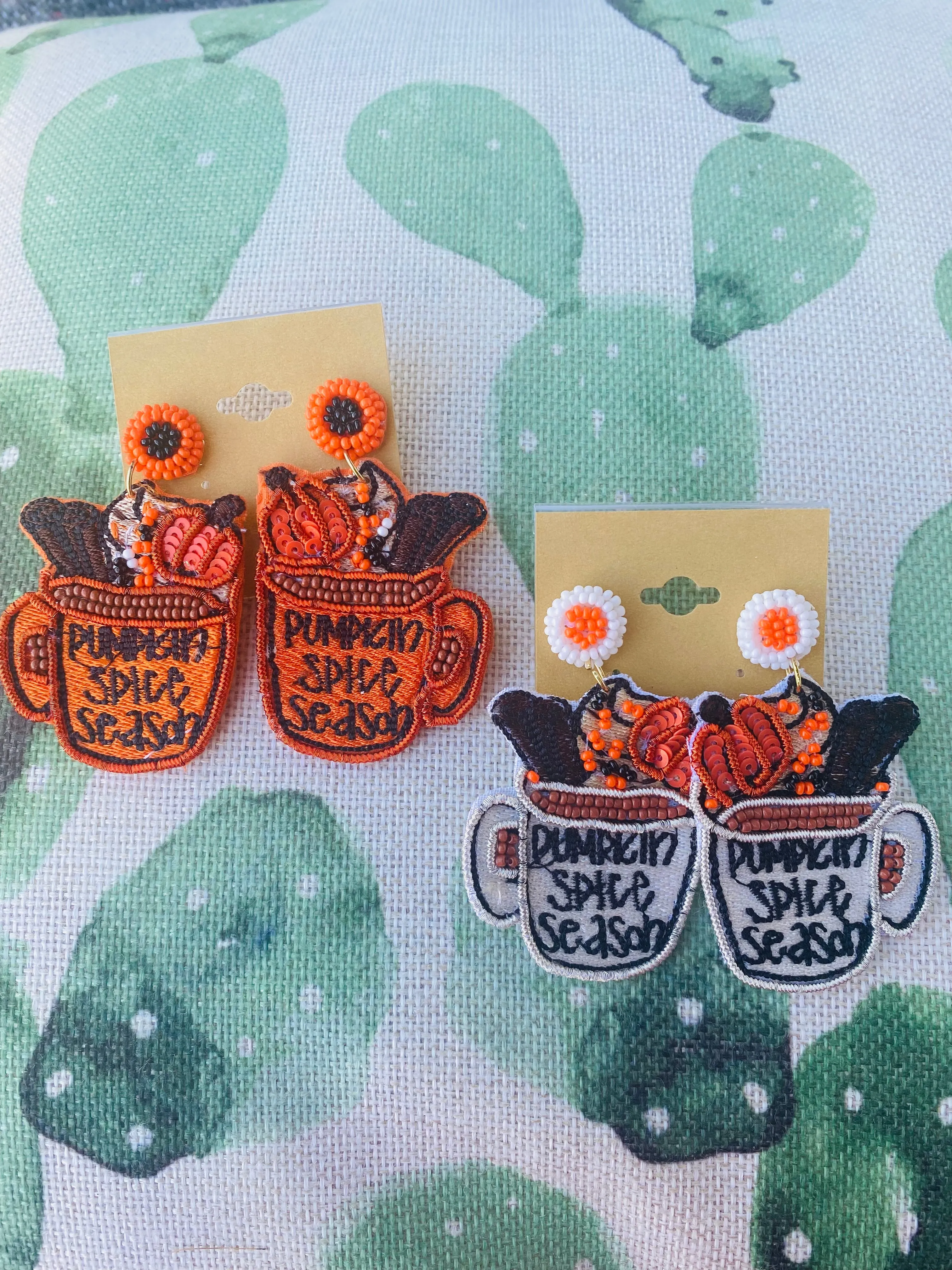 Pumpkin Spice Earrings
