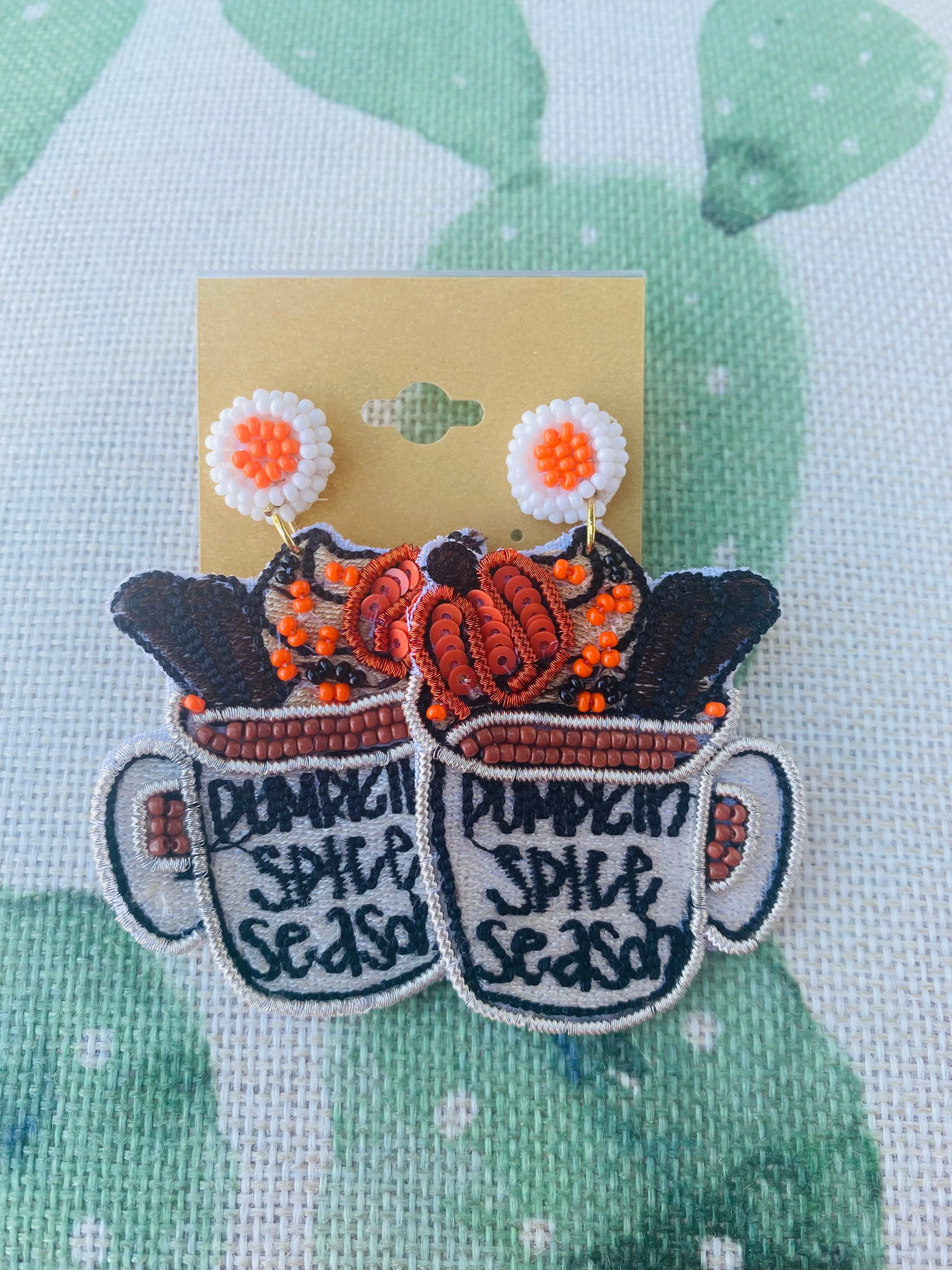 Pumpkin Spice Earrings