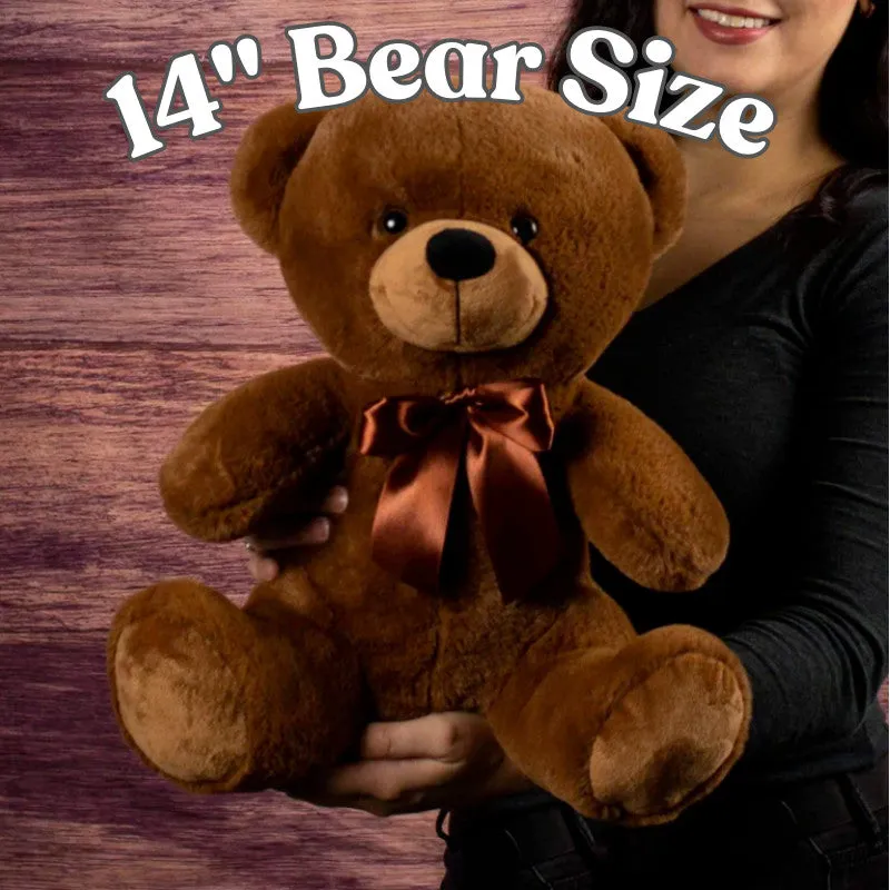 Raised the Bar Teddy Bear with Message Card, PRICE INCLUDES FREE SHIPPING