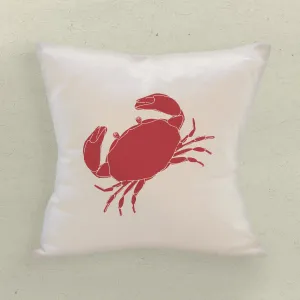 Red Crab - Square Canvas Pillow