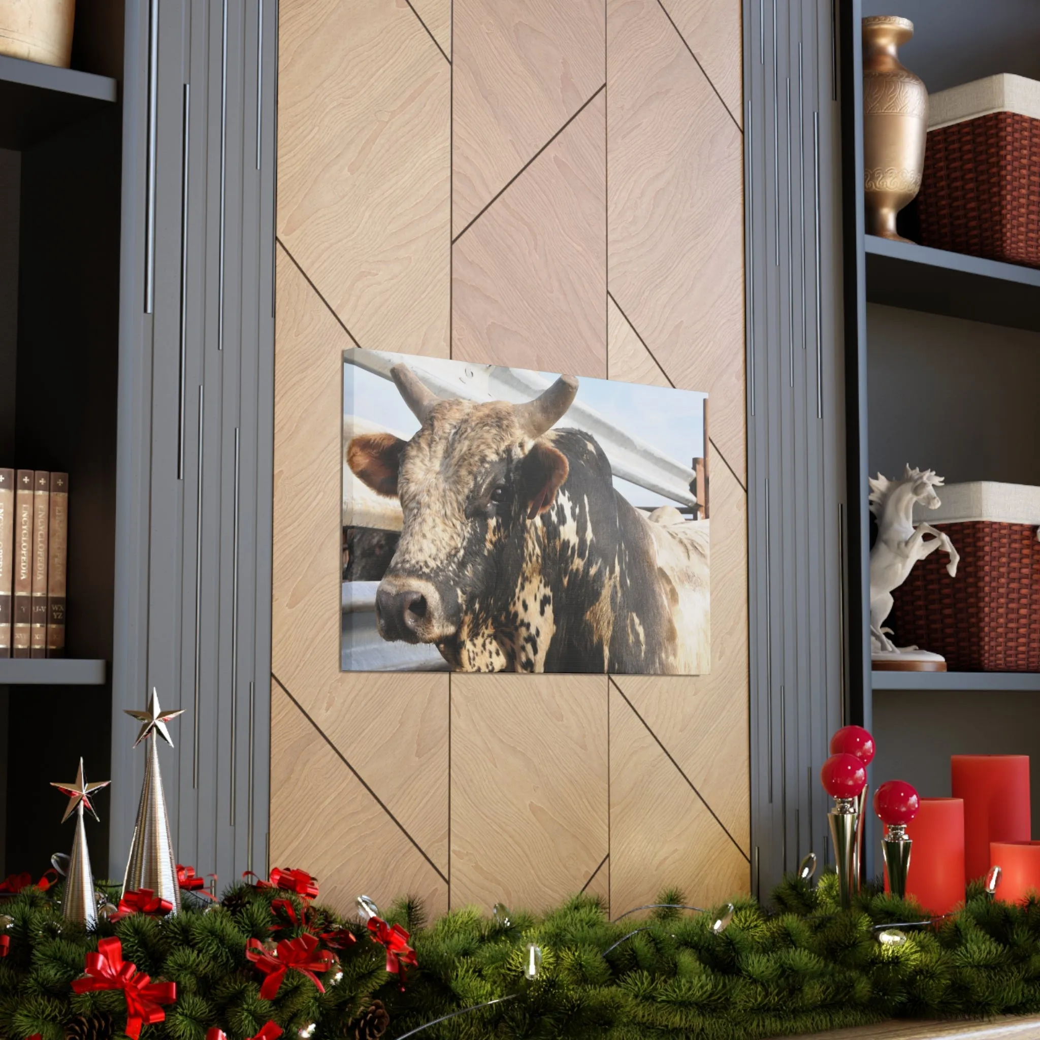 Rodeo Bull Canvas