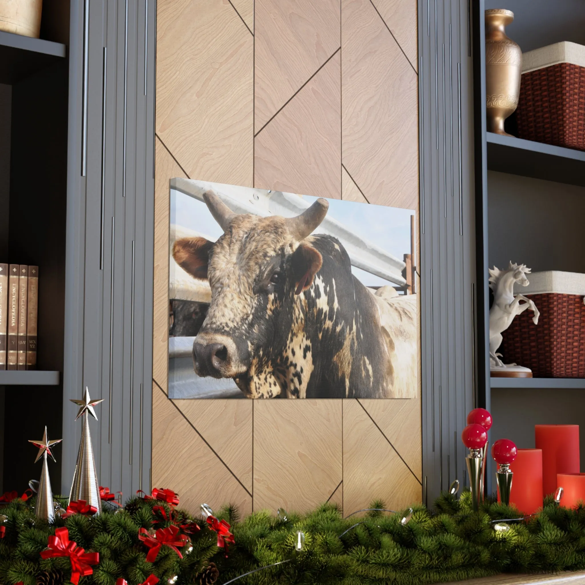 Rodeo Bull Canvas