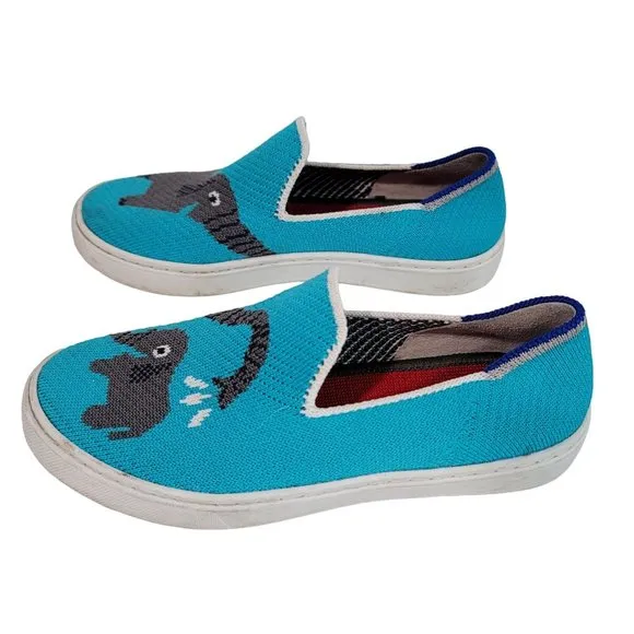 Rothy's Kids Sneaker Bath Time Slip On Shoes Little Kids sustainable elephants