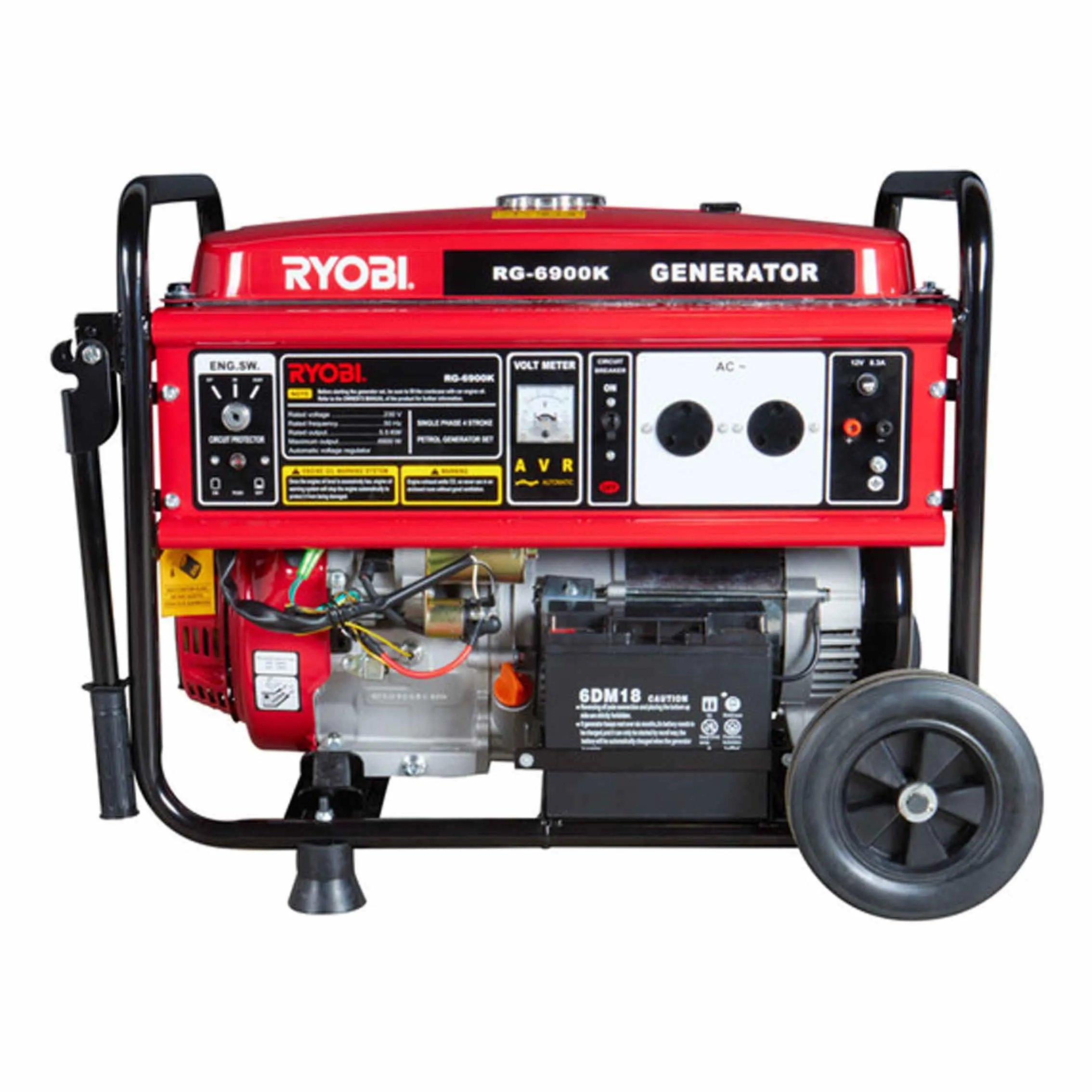 Ryobi Generator RG6900K 5500W 4 Stroke Key Start