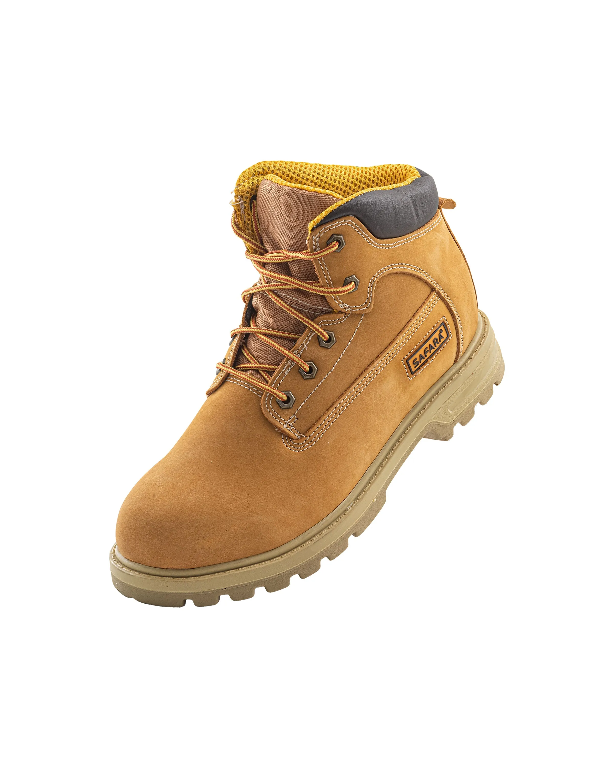 Safara Rugged Wheat Nubuck Water Resistant Work Boots (20883)