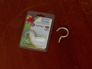 Screw Hooks - 3 pack