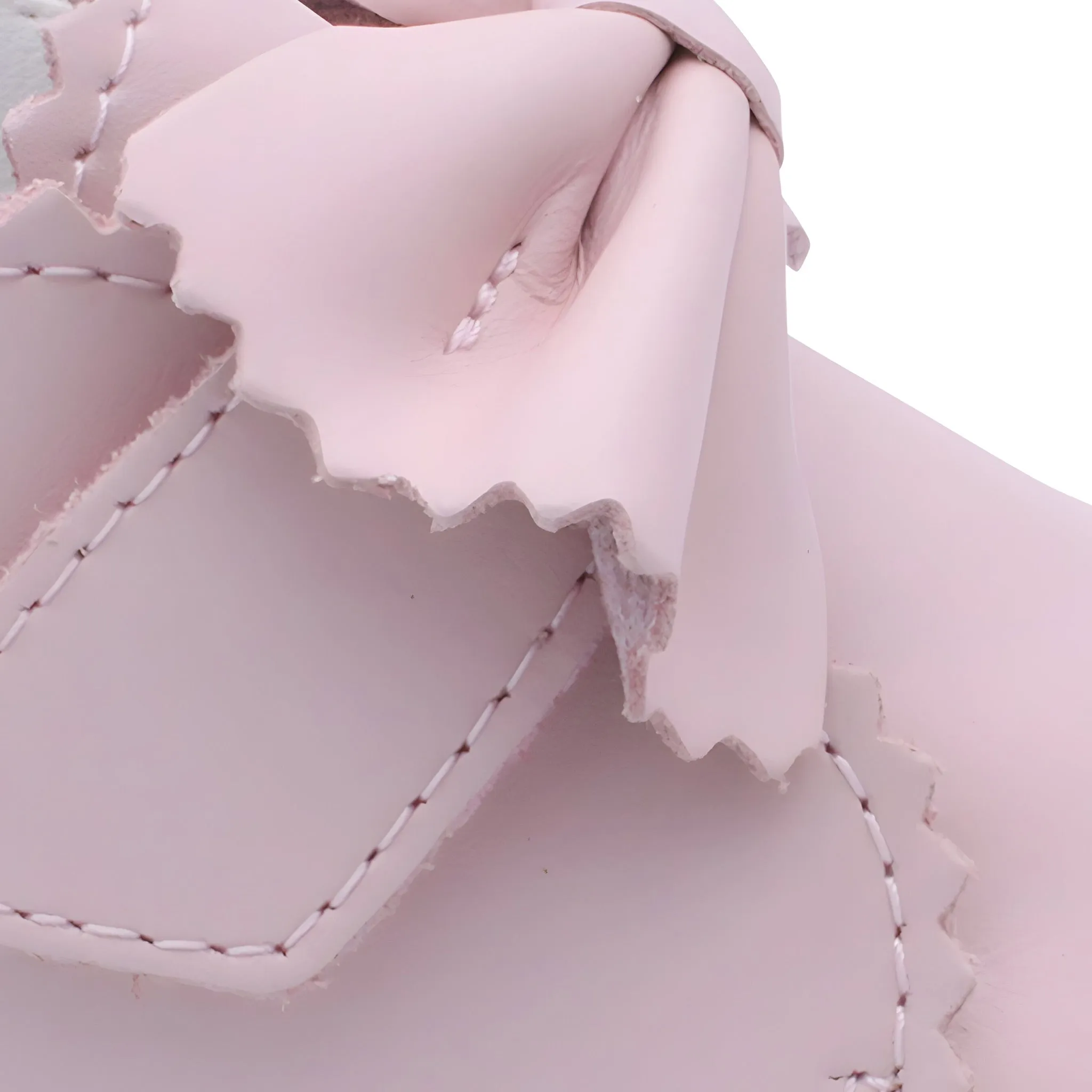 'Sharon' Girls Pale Pink Leather Velcro Boots