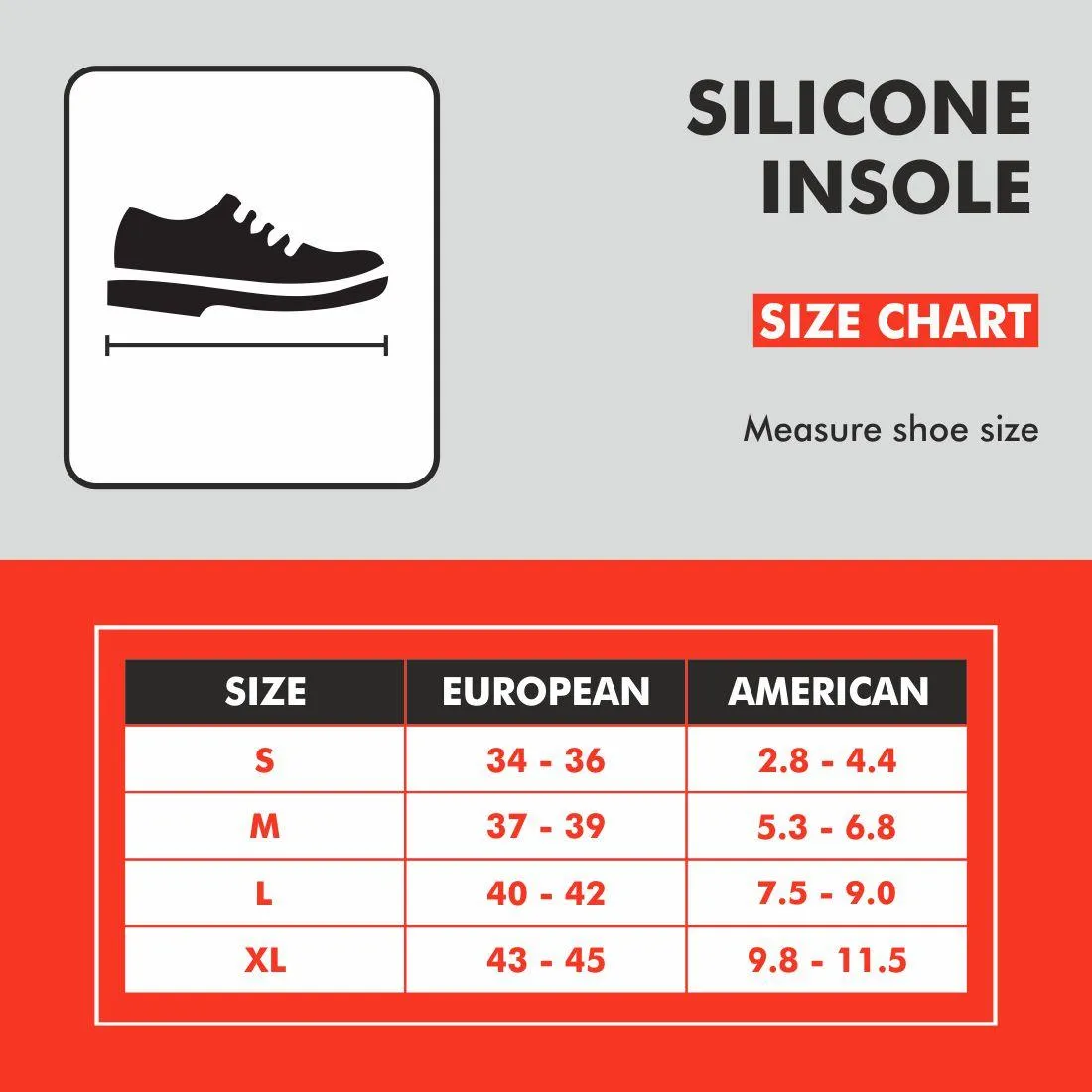Silicone Insoles (Pair)