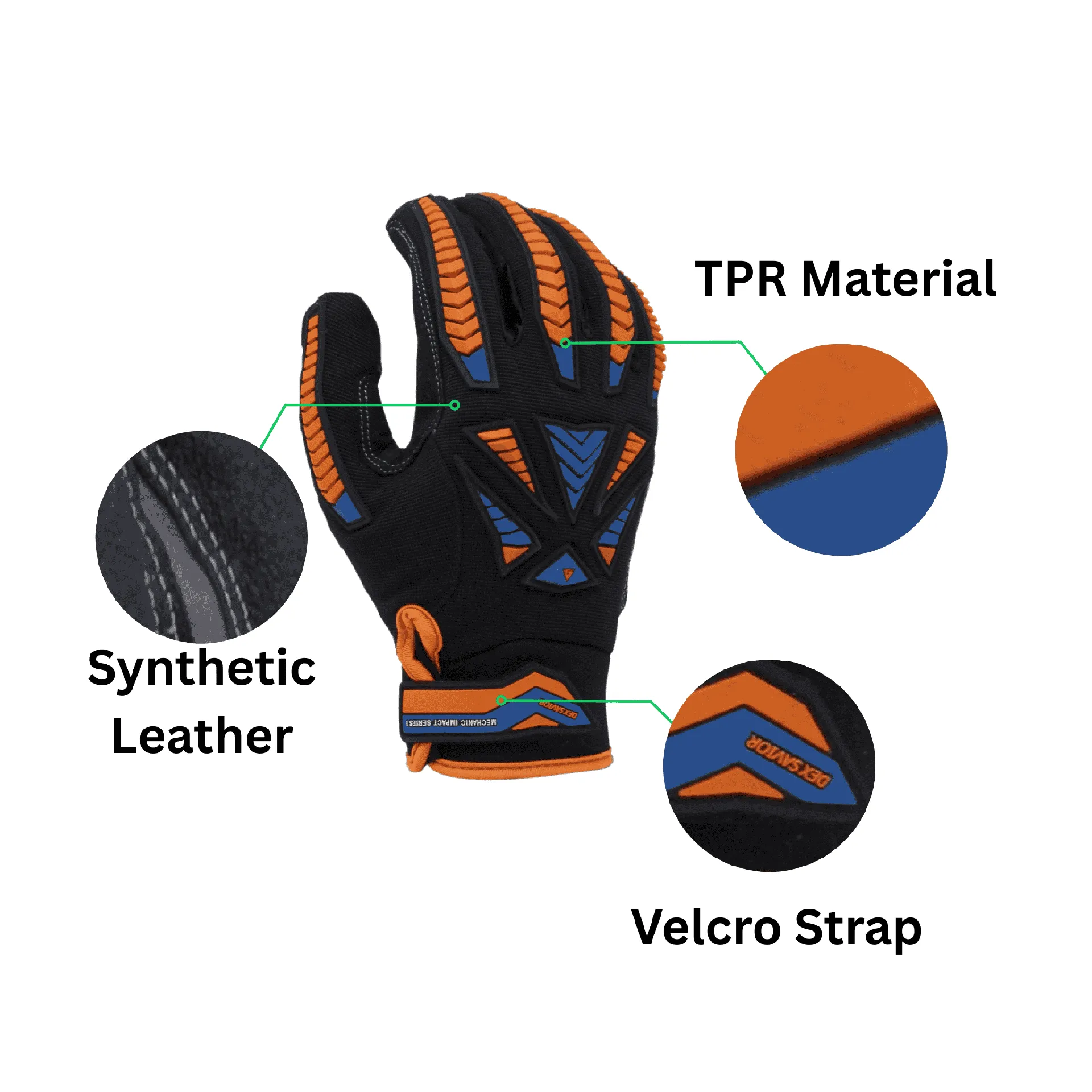 Single Pair - MIG700 Impact Mechanic Glove