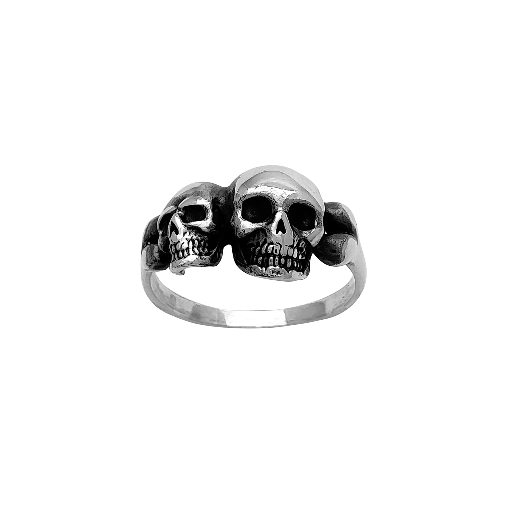 Skulls & Bones Ring (Silver)
