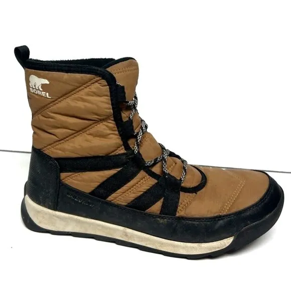 Sorel Youth Whitney II Short Lace Boots Waterproof Size 7 M Big Kid